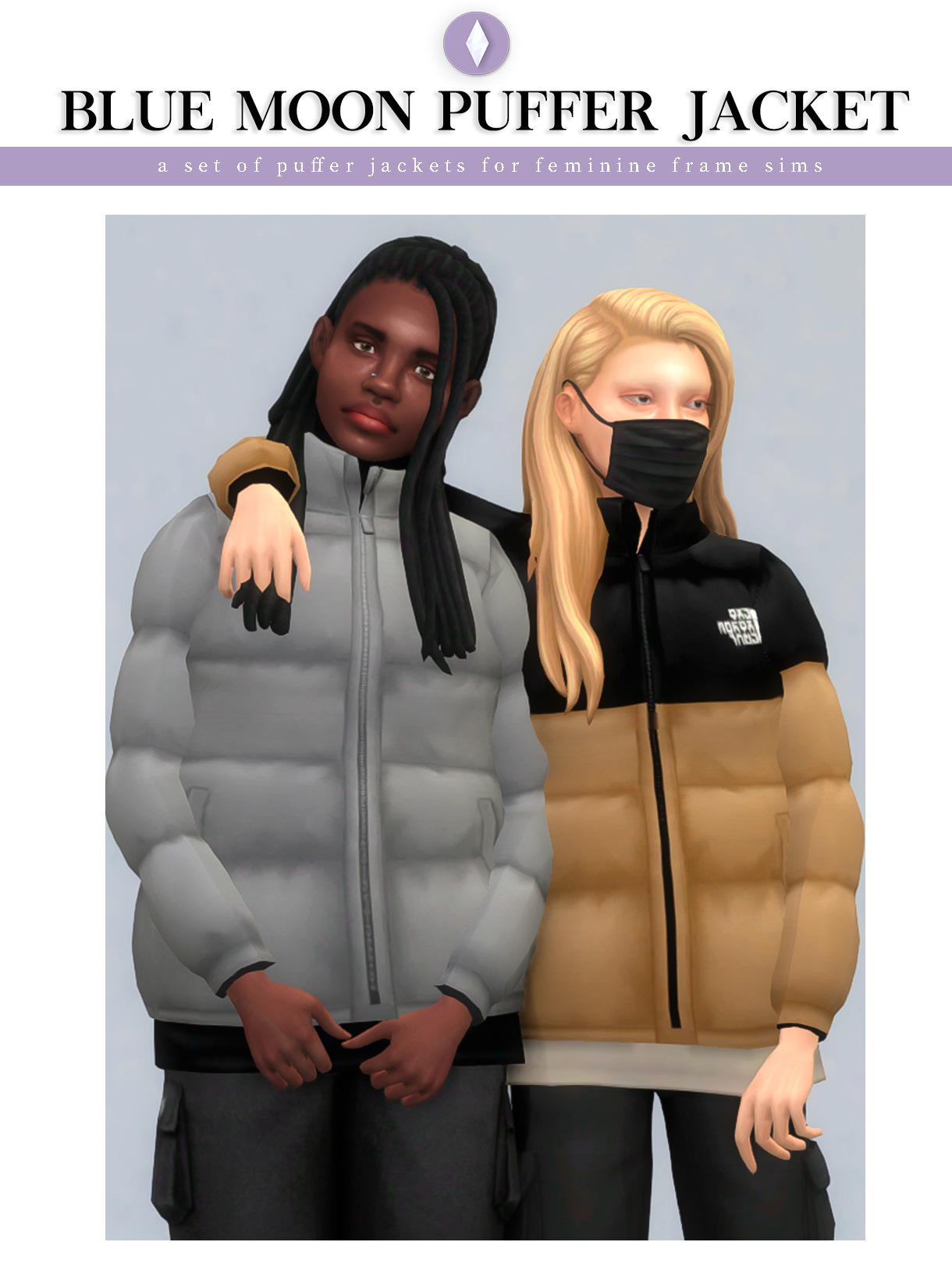 bottega veneta bubble jacket - The Sims 4 Download 