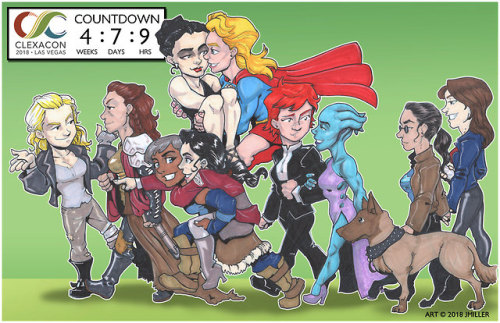 In other words&hellip; 5 weeks ‘till ClexaCon!Thanks @lordsantiagoaz​ for this very cool reminder!Yo