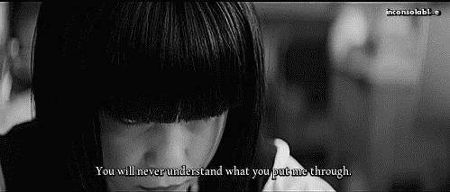paralysing-sadness:  inconsolabl—e:  inconsolabl—e:  “you will never understand what you put me through” Please do not remove writing or self-promote   