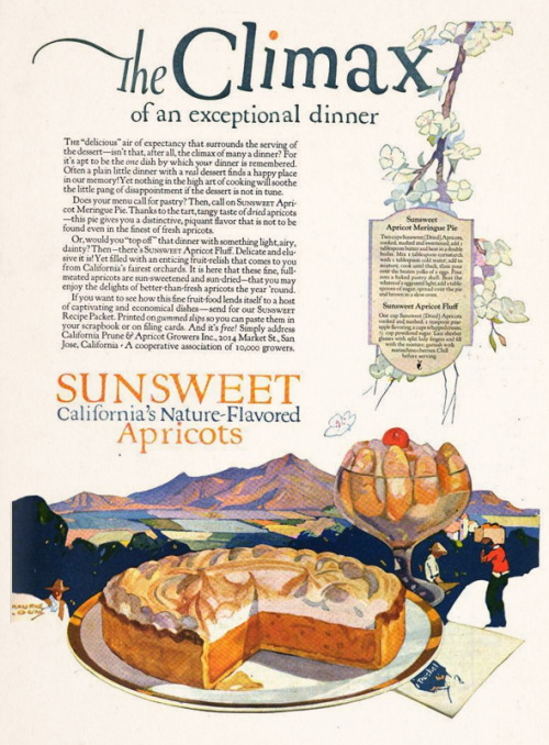 Sunsweet Apricots, 1921