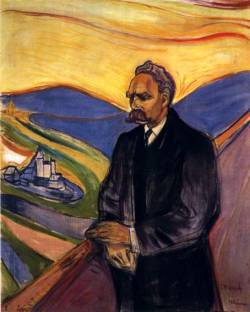 immortart:  Edvard Munch, Friedrich Nietzsche, 1906. 