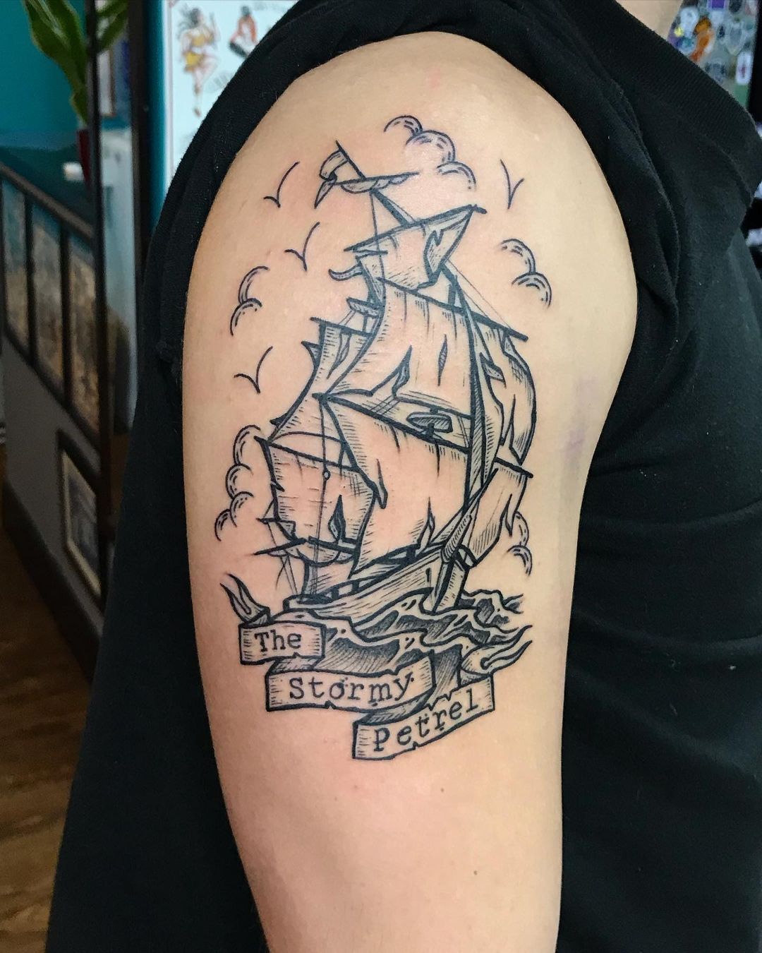 21 Beautiful Boat Tattoo Images Designs And Pictures