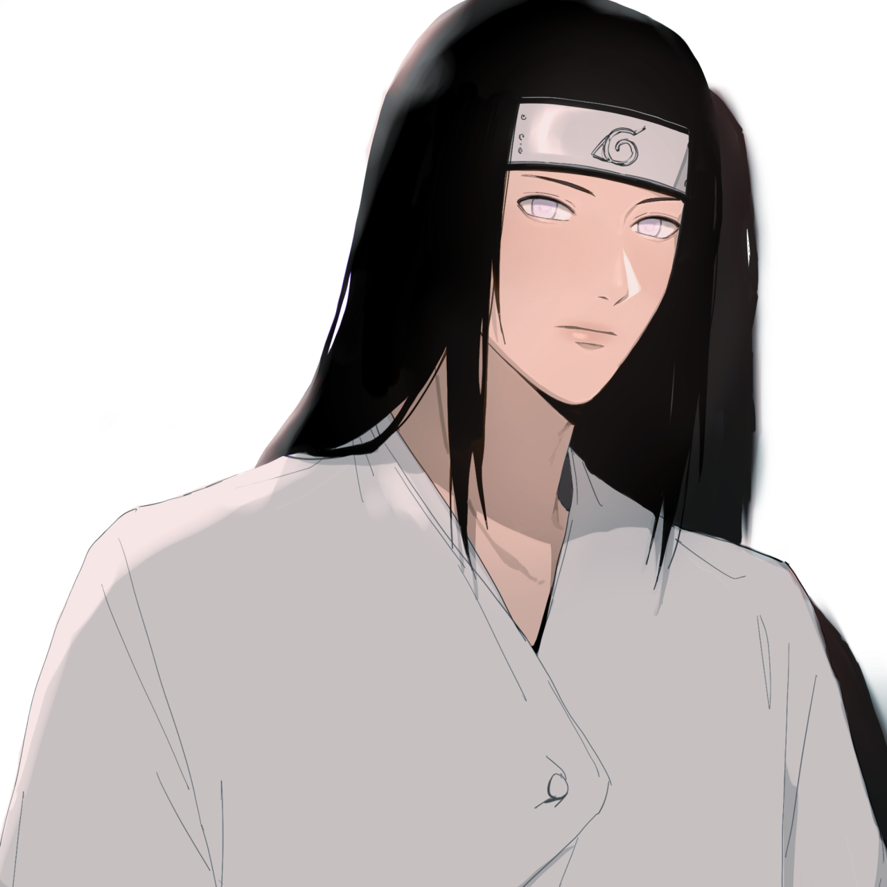 how to draw neji hyuga shippuden