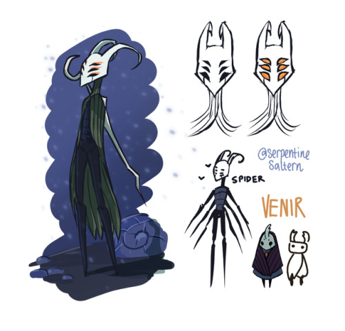 Meet Venir, my HK OC. He’s a lone big coming from DeepNest’s weavers. Since DeepNest hasnt been expo