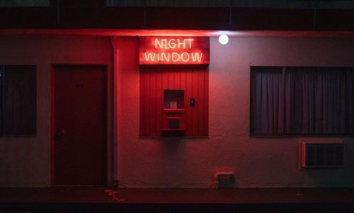 Night Window - Beautiful Los Angeles, CA (digital) - August 2021 . . . #motelsigns #motel #neon #neo