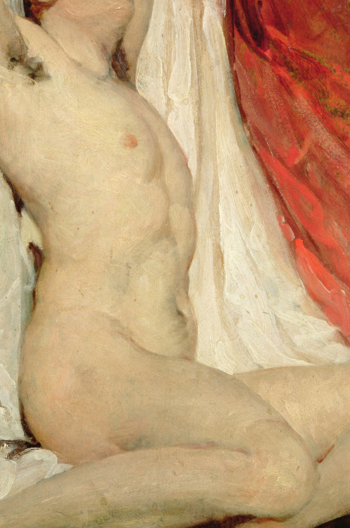  Male Nude with Arms Up-Stretched (1830) by William Etty