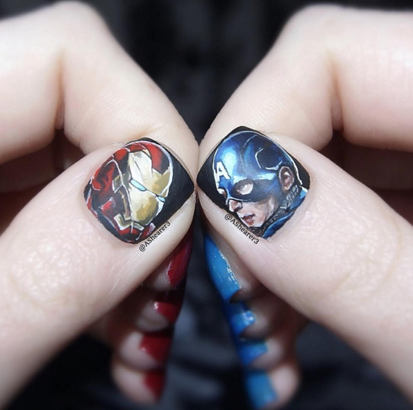 52 Avengers nail art ideas | CafeMom.com