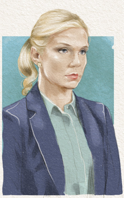 theseavoices: Rhea Seehorn as Kim Wexler, Better Call Saul. Love her, love her pony tail. 