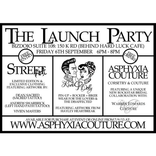 ★ASPHYXIA COUTURE | THE LAUNCH PARTY (Streetwear &amp; International Webstore Launch) ★ Auckland