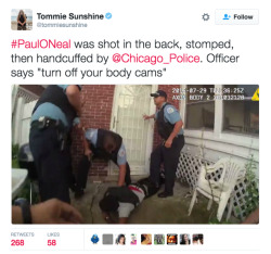 Schmaniel:  Thechanelmuse:  Another One. Paul O’neal Was An Black Unarmed Teenager