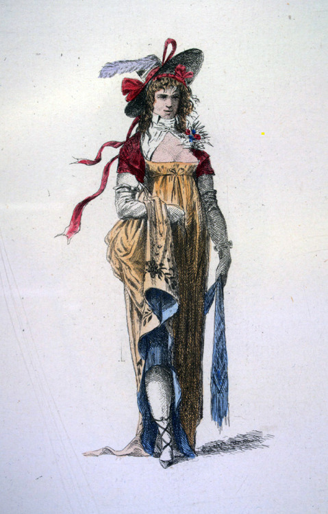 Costumes of the Directoire period (1795-99) by Auguste Etienne Guillaumot