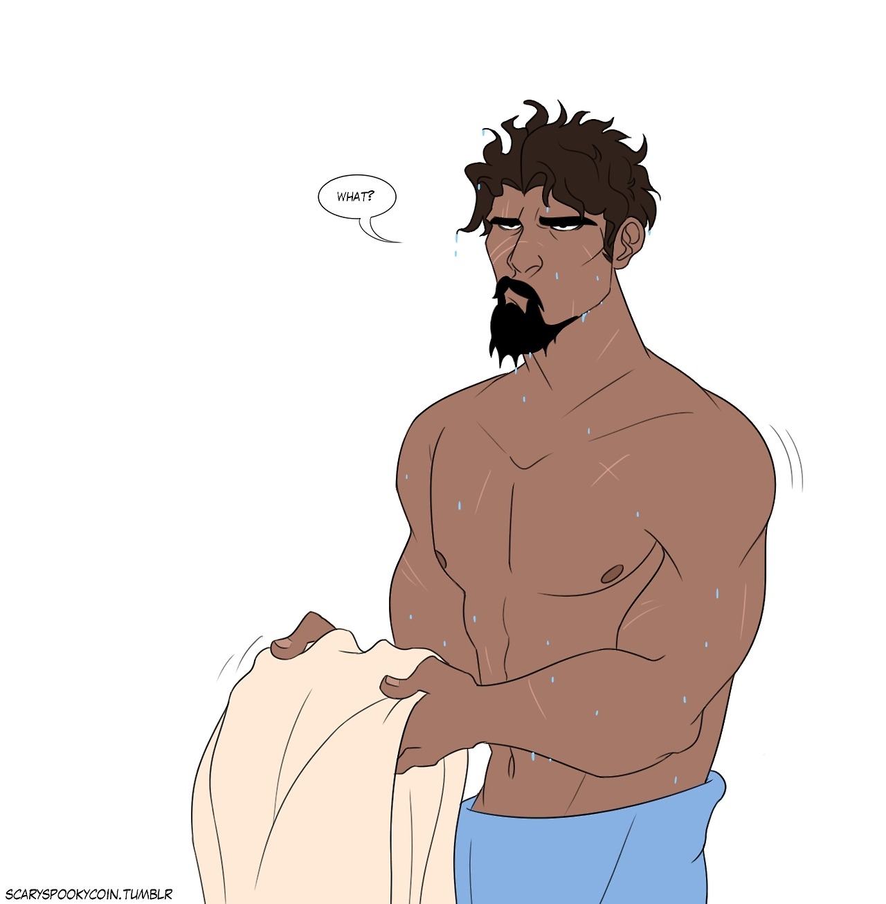 scaryspookycoin:     (°w°)b   A self-indulged comic where you’ll see Jack see