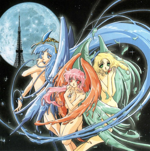 animarchive: Magic Knight Rayearth by Atsuko Ishida / Flowery Orange Pekoe artbook, 1998  