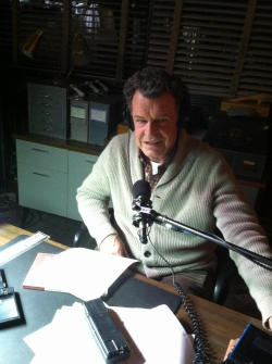 sydneydunham:  John Noble recording the narration