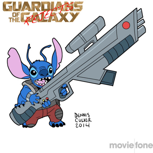 Who taught Stitch how to use that thing?!
Guardians Rejects by moviefone & Dennis Culver