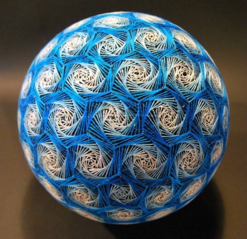 XXX ladyinterior:  Intricate Temari Balls Made photo