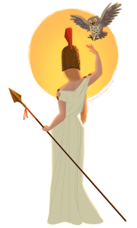 artbymelanie:Athena for @sketch_dailies