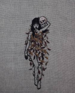 adipocere:  Pre-Winter lookbook.  Hand embroidery