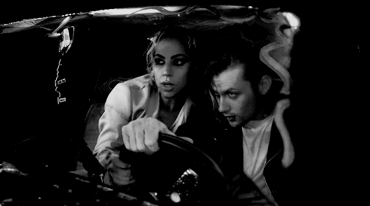 ladygagagifs:    Two lovers, headed for a dead end