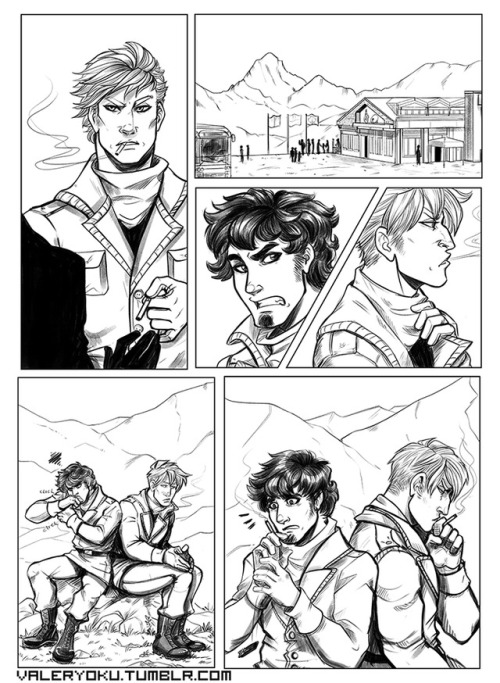 Two comic pages form different projects I did this november ;)  