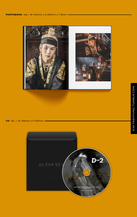 kim-taehyung: If D-2 had a physical album: concept mockup