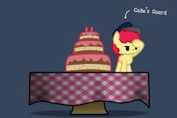 asklittleapplebloom:Where is the cake? @ask-acepony