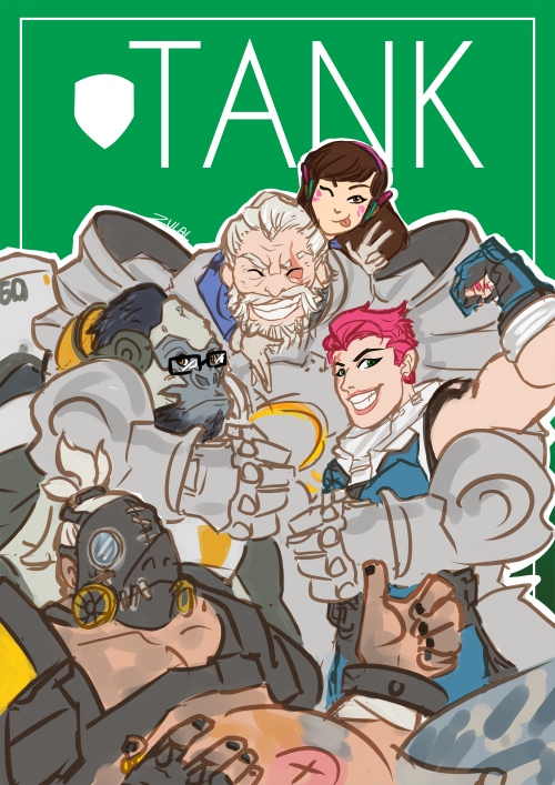 zulaidraws:I love Overwatch, I love every characters in this game so I draw them all(I will also sel