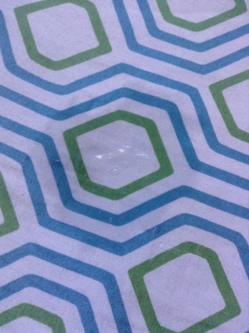 Hehe during one of my play times, I ended up soaking my sheets~ I’m a messy little girl~
