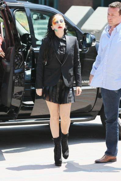 ladyxgaga:  Better photos of Gaga in Los Angeles today. 