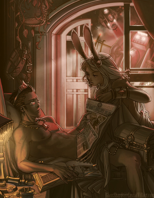nathanielemmett:“Bunny and Clyde” by Ashley Cope. Balthier and Fran are only the greatest ever :)