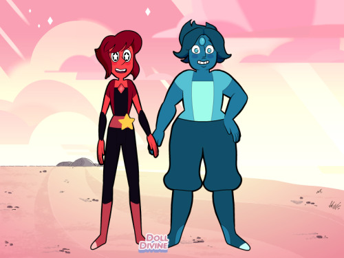 narcissisticjudai:spiritshipping: gemsona edition? okay (with bonus fusion)