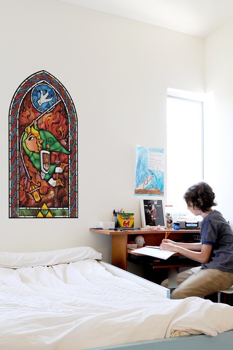 gamefreaksnz:  LINK’ED IN The Legend of Zelda - has come to Blik with 8 new stained glass wall decals.