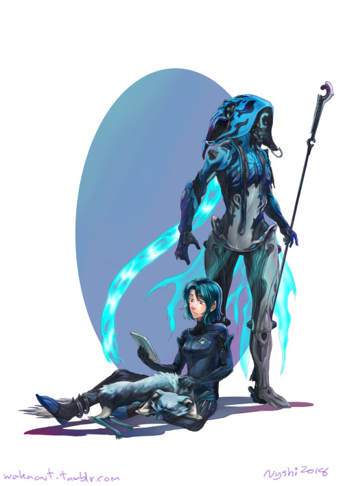 wakaart:
It’s a wonder that I have somehow forgot to upload this commission from forever ago.I really miss drawing warframes, 