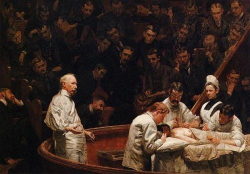 The Agnew Clinic (1889) by Thomas Eakins (1844-1916). University of Pennsylvania, Philadelphia. Teac