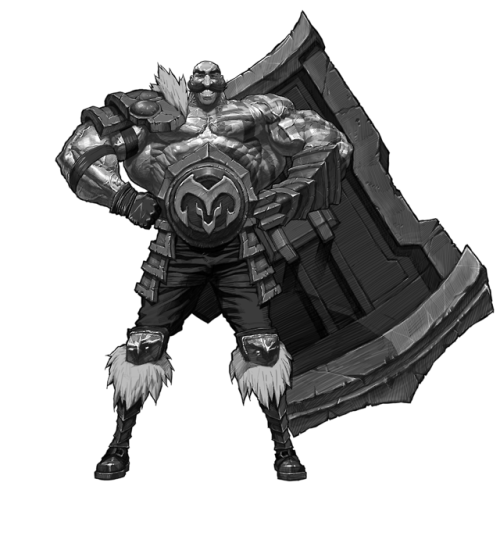 dalehan:
“leagueoflegends:
“ From concept to reality. Braum, the Heart of the Freljord.
info —> http://bit.ly/1nmYHbw
” ”