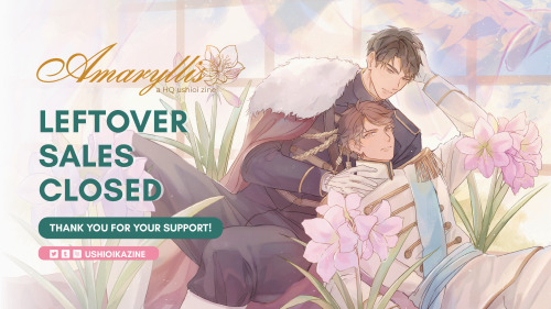 ✿ LEFTOVER SALES ARE CLOSED! ✿And that’s a wrap! Leftover sales for Amaryllis: A HQ UshiOi Zine are 