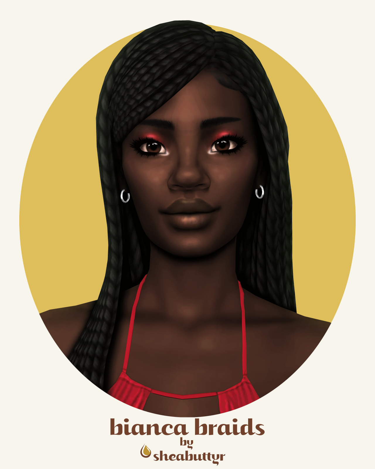 Sims 4 best sale black hair tumblr