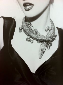   Vintage Cartier alligator necklace     www.gracestewartxo.tumblr.com