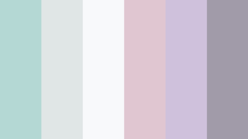 color-palettes:
“Adamantine - submitted by @meowstic-seer-of-the-future
#B4D8D4 #E0E6E6 #F8F9FB #E0C6D1 #CFC1DC #A19BA9
”