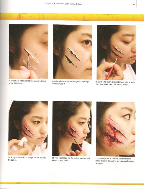 banora-white-aka-dumbapple: I picked up this cool special effect makeup book and thought I should 