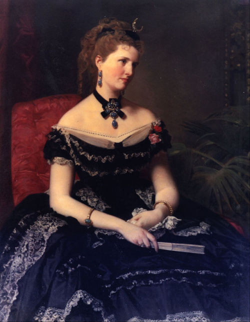 Matilde de Aguilera y Gamboa, Lady of Fontagud byFederico de Madrazo y Kuntz, 1873
