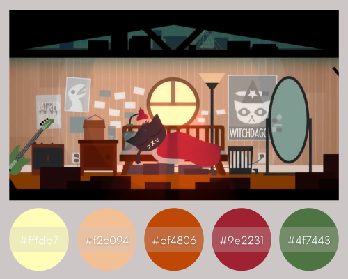 bergwerkderbilder:Night in the Woods in Palettes