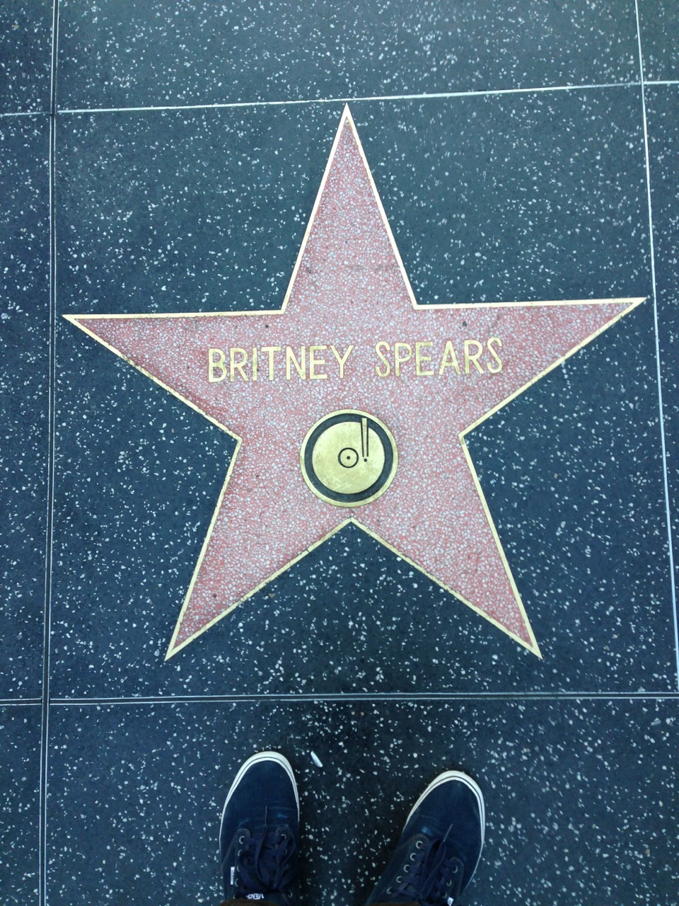 gimmmehead:  When I finally got to see my beautiful wife’s star at the walk of
