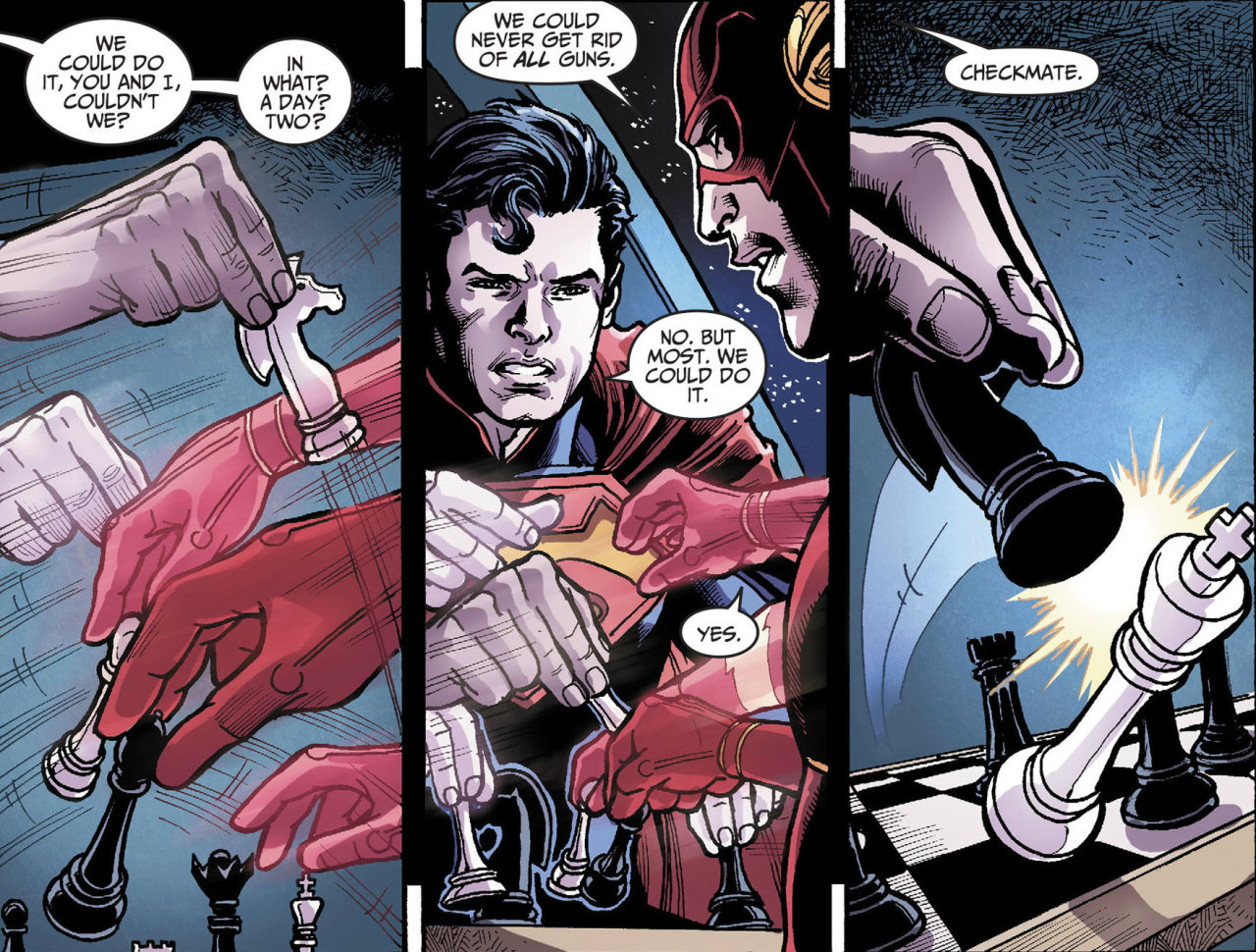 despondentparamour:   Injustice: Gods Among Us #26  This is one of my favorite moments