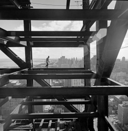 mpdrolet:  John Hancock Chicago Construction, Skidmore, Owings &amp; Merrill, Chicago,  1967  Ezra Stoller   