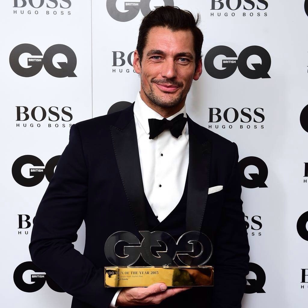 officialdavidgandy:  The Most Stylish Man of 2015! David Gandy was honored by @BritishGQ