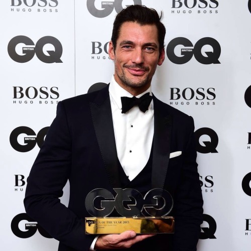 officialdavidgandy:  The Most Stylish Man of 2015! David Gandy was honored by @BritishGQ and @HugoBoss at the British GQ Man of the Year Awards.   The award marks a very proud moment for David, and is a  remarkable testament to the man that we’ve known