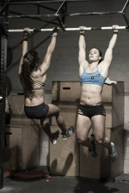 showmetheabs:  Lauren Fisher & Camille Leblanc-Bazinet