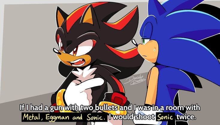 Love story ((Sonic Boom Shadow x Oc/Sonic x Oc))