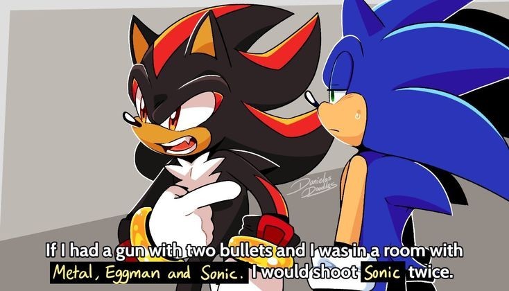 Is Sonic jealous of Tails' namesakes? (Artist: 7_0cc_nanashi) : r